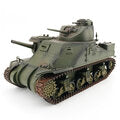EXBONZAI 1/16 2.4ghz RC Tank RTR Hand Made Simulation Full Metal W/light & Sound 360 Degree Turret Rotation Remote Control For American M3 RC Car Vehicles Model LuxuryLifeWay Online Store