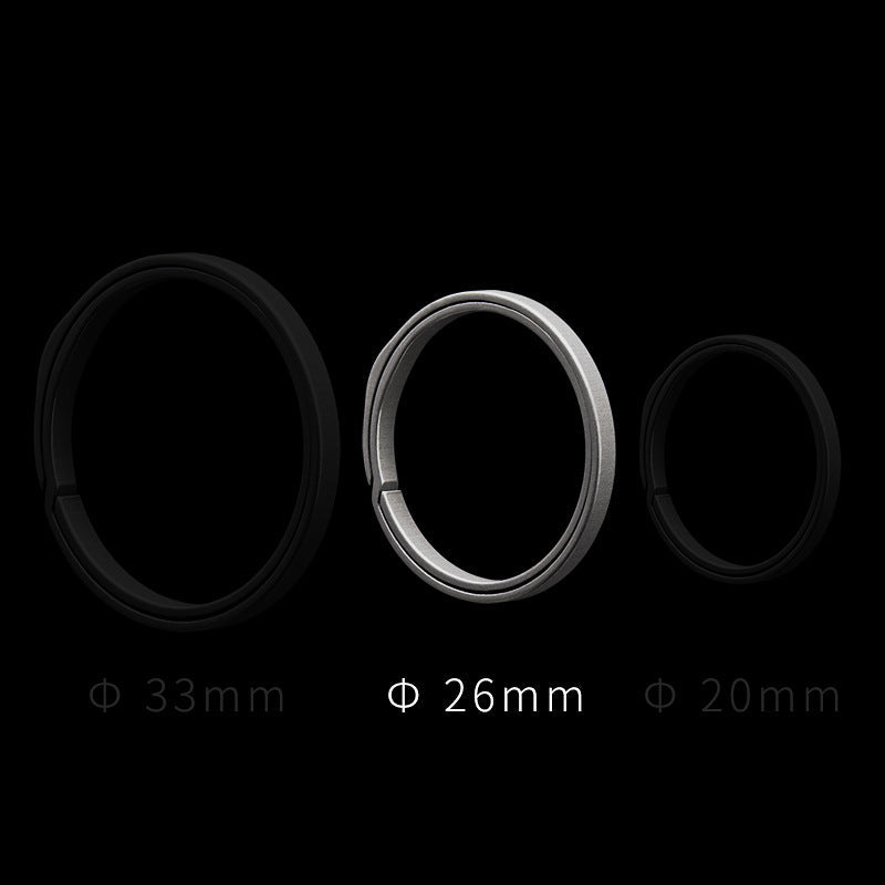 Titanium Alloy Keychain Fashionable Men's Pendant LadyShow.Store