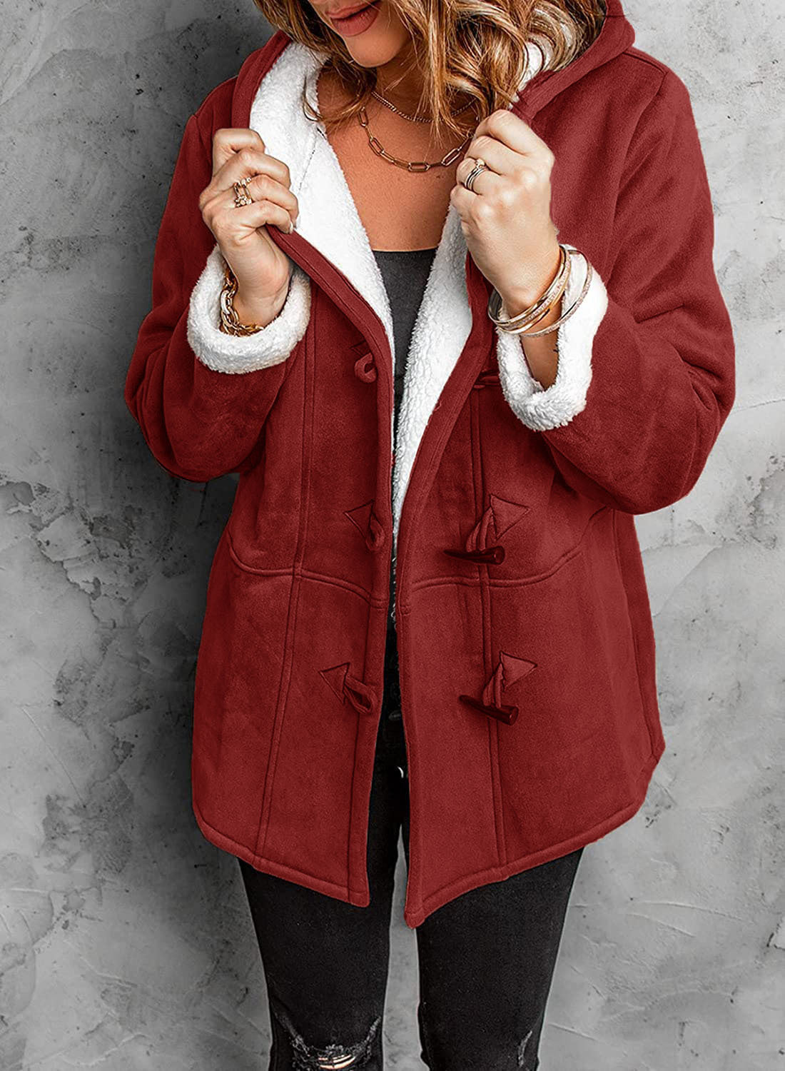 Women's Mid-length Windbreaker Coat Coat Warm Top LadyShow.Store