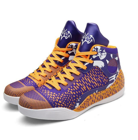 Couple High Top Basketball Shoes - Graffiti Style LadyShow.Store