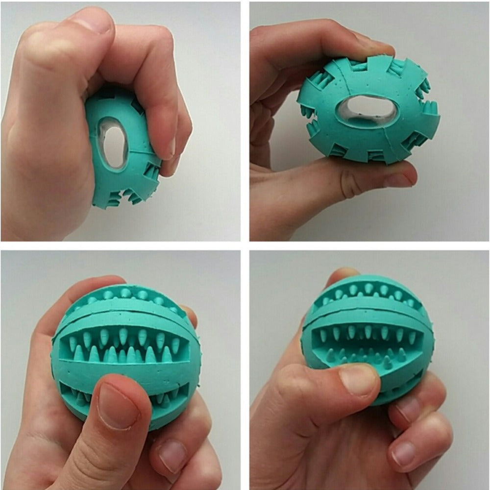 Pet Slow Feeder Dog Toy Cute Funny Rubber Dog Ball Toy Pets Fashion