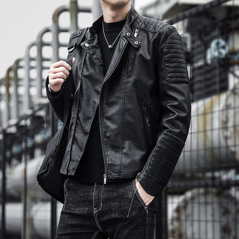 Men's Clothing Leather Jacket Coat Autumn And Winter Best YouTube Store