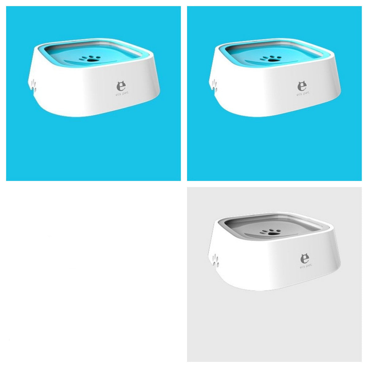 1.5L Cat Dog Water Bowl Carried Floating Bowl Anti-Overflow Slow Water Feeder Dispenser Pet Fountain ABS&PP Dog Supplies Pets Fashion