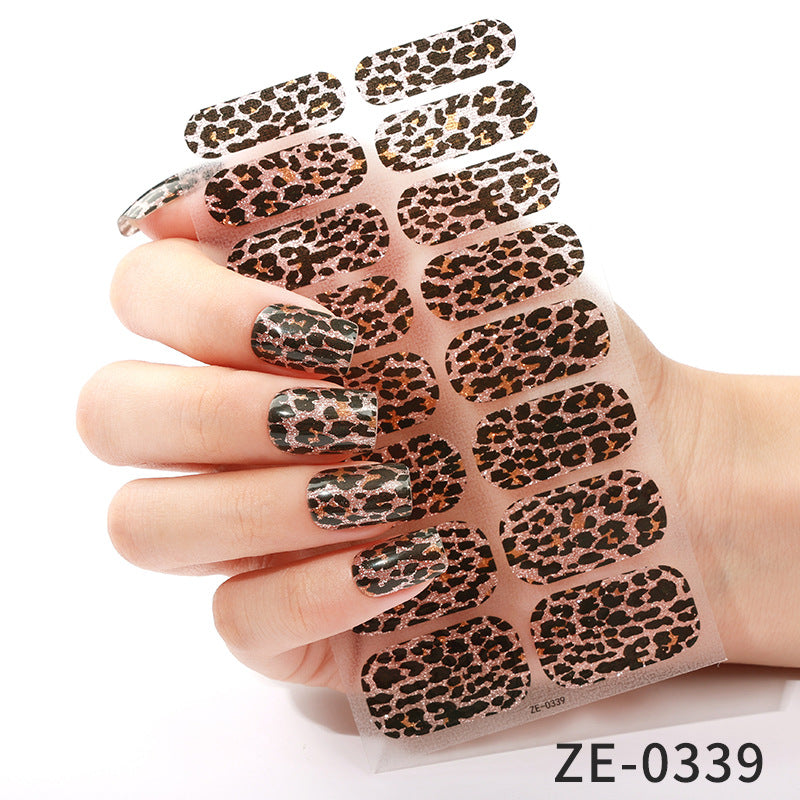 Gradient Onion Powder French Nail Applique Nail Stickers LadyShow.Store