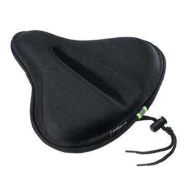 SGODDE 27x26cm Bike Saddle Memory Foam Comfort Breathable Reflective Bicycle Seat for MTB Exercise Bike E-Bike with Waterproof Cover LuxuryLifeWay Online Store