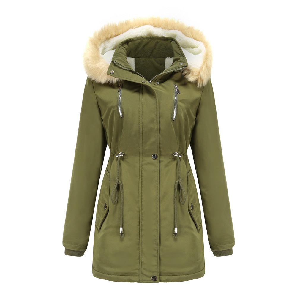 WInter Coat Detachable Hooded Feece Jacket Women LuxuryLifeWay Online Store