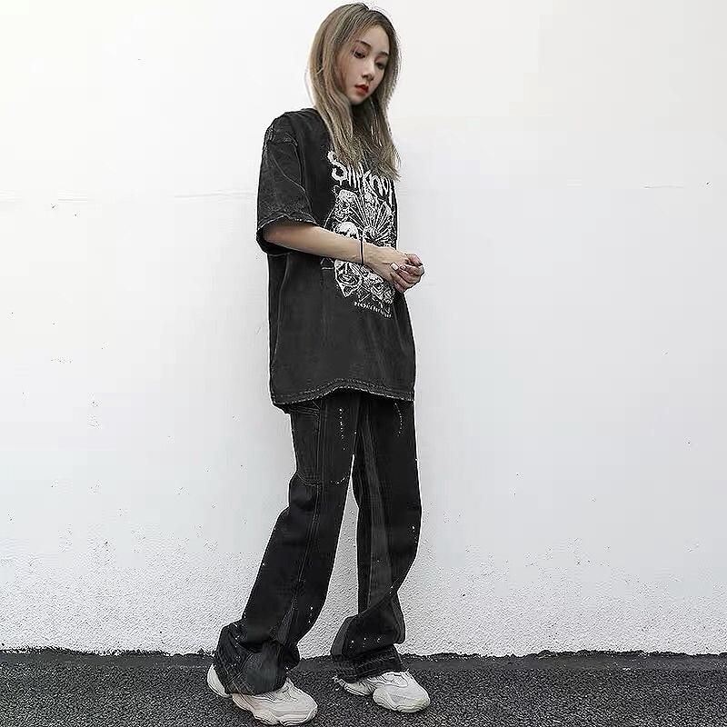 Reconstructed Splatter Denim Jacket Pi-Mart