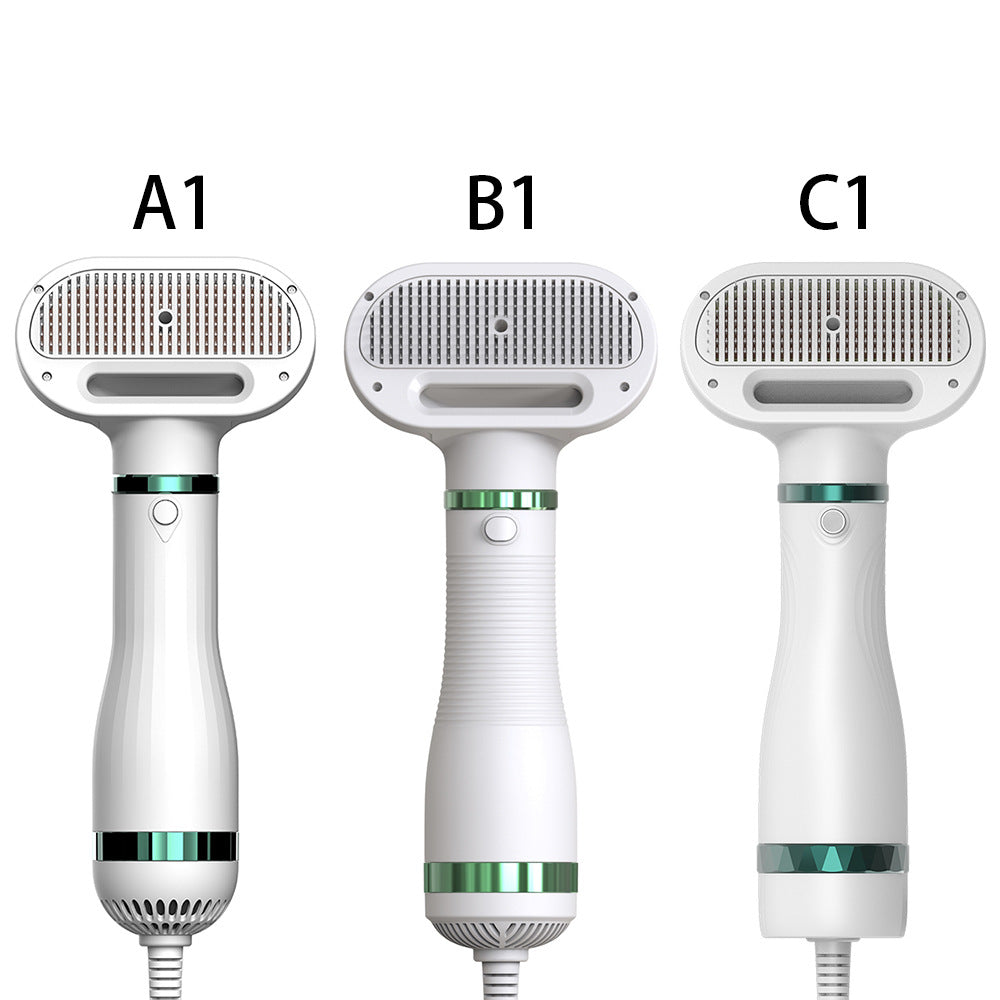 2-in-1 Pet Grooming Dryer and De-shedding Brush LadyShow.Store