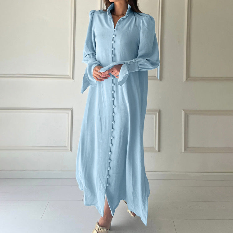 Casual Slit Long Dress Women NorixaFashion.com