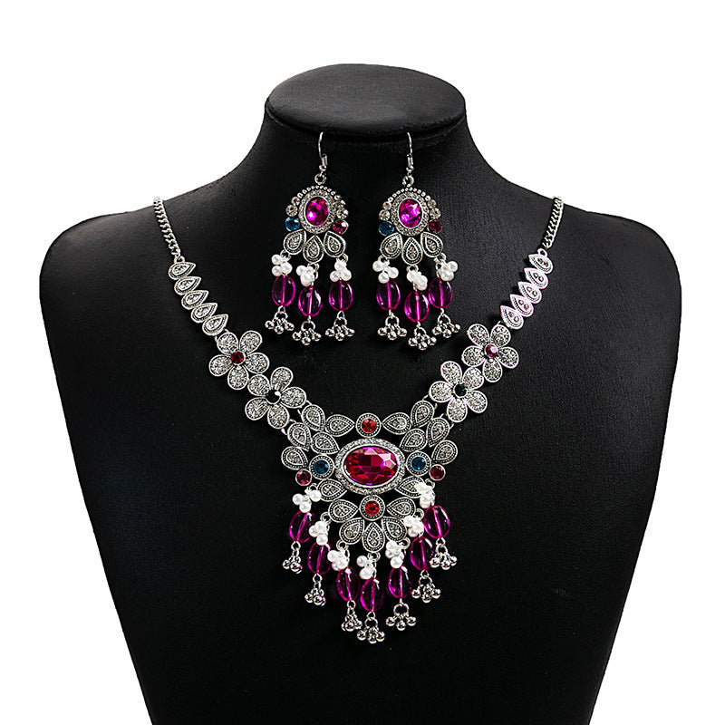 European And American Luxurious Exaggerating Jewelry Suit Retro LadyShow.Store