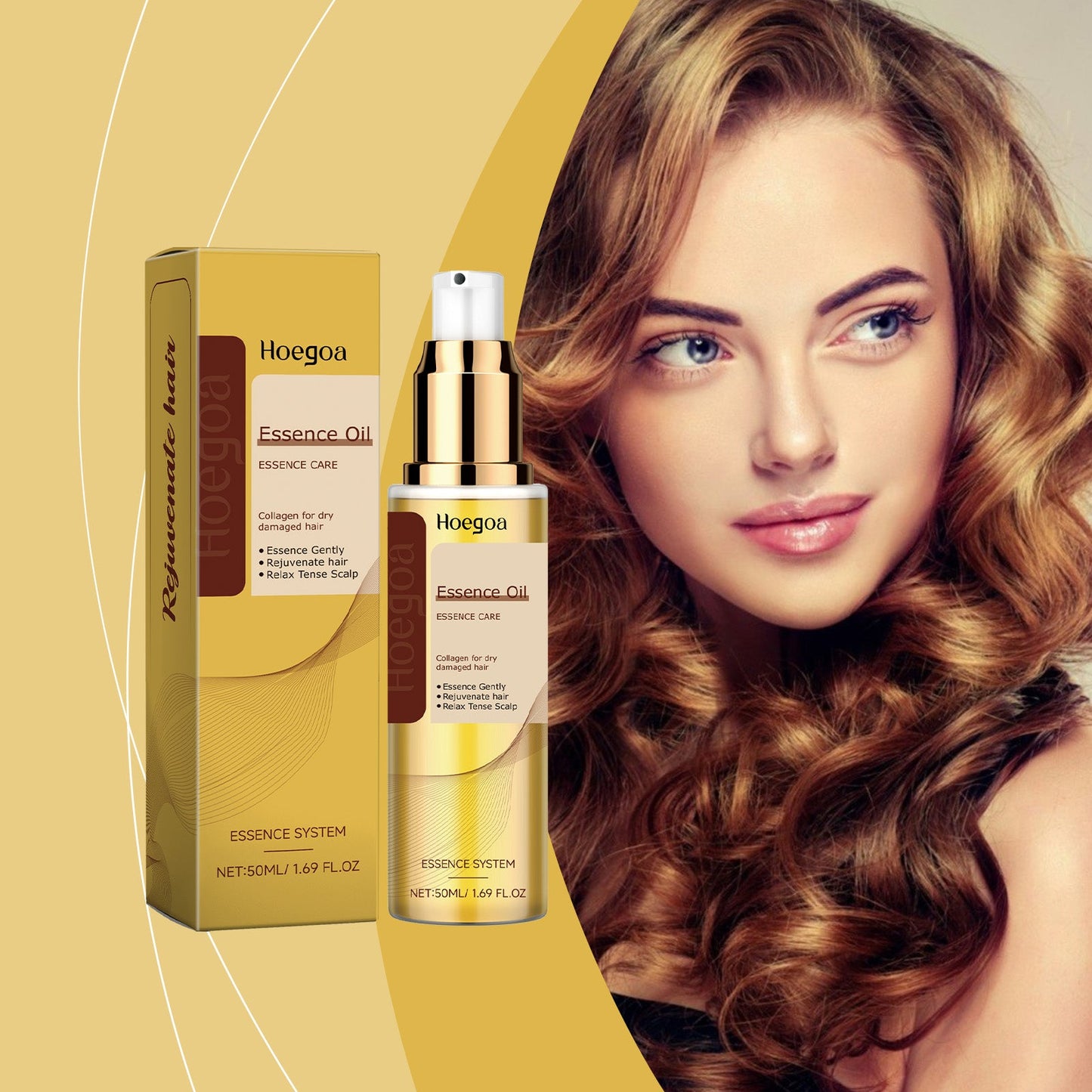 Natural Plant Hair Care Oil 50ml Tri Light Beauty
