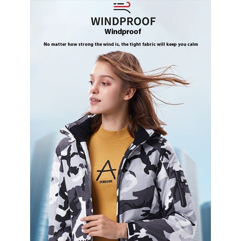 Outdoor Camouflage Heating Shell Jacket Smart USB Heating Cotton-padded Clothes Best YouTube Store