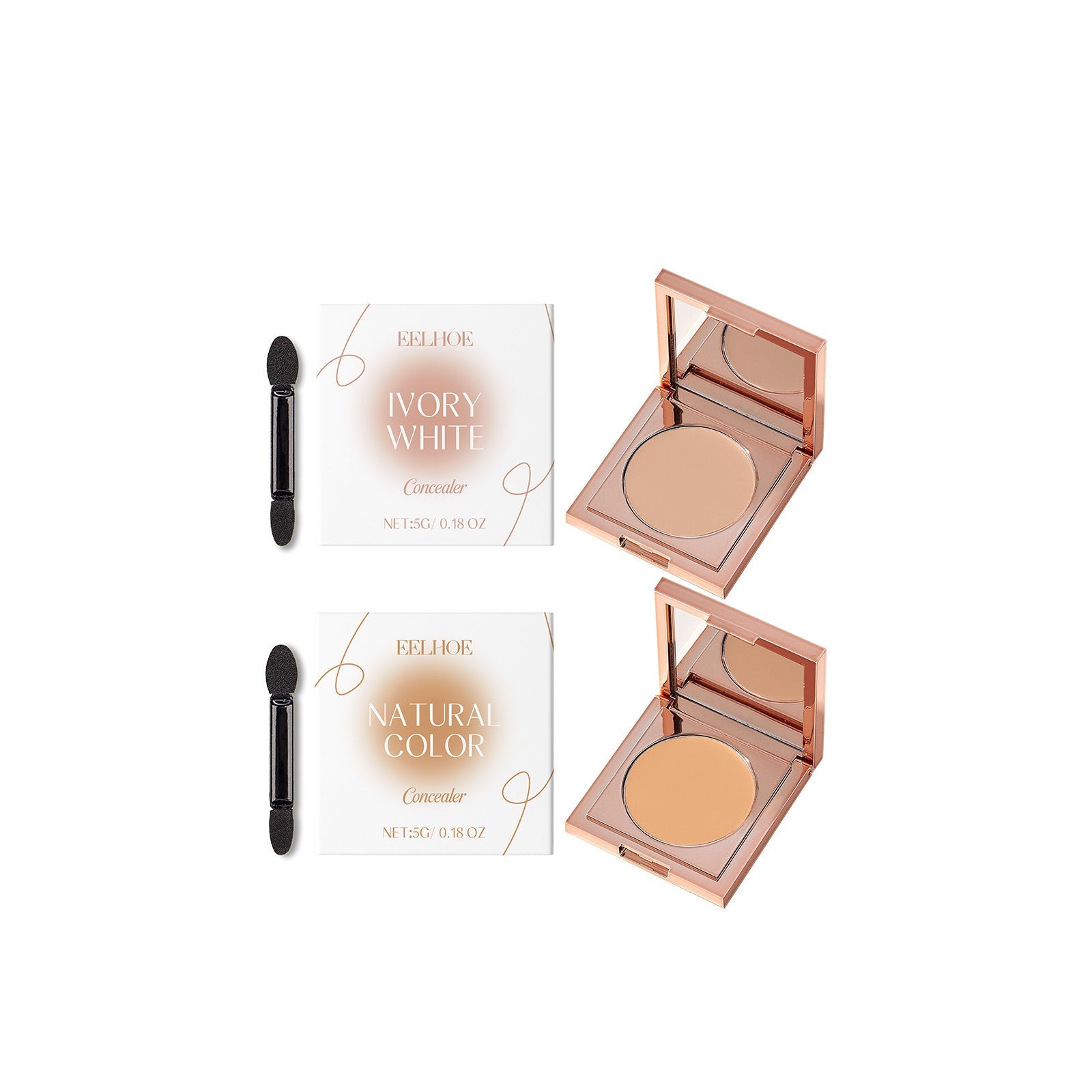Concealer Light Texture Fit Smear-proof Makeup LadyShow.Store
