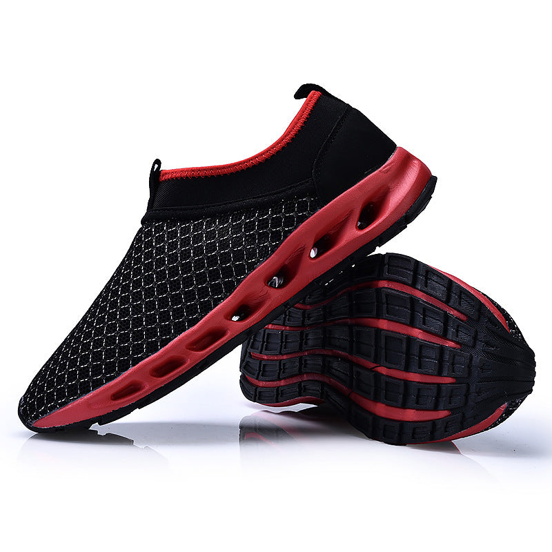 Men's Lightweight Mesh Slip-On Running Shoes LadyShow.Store