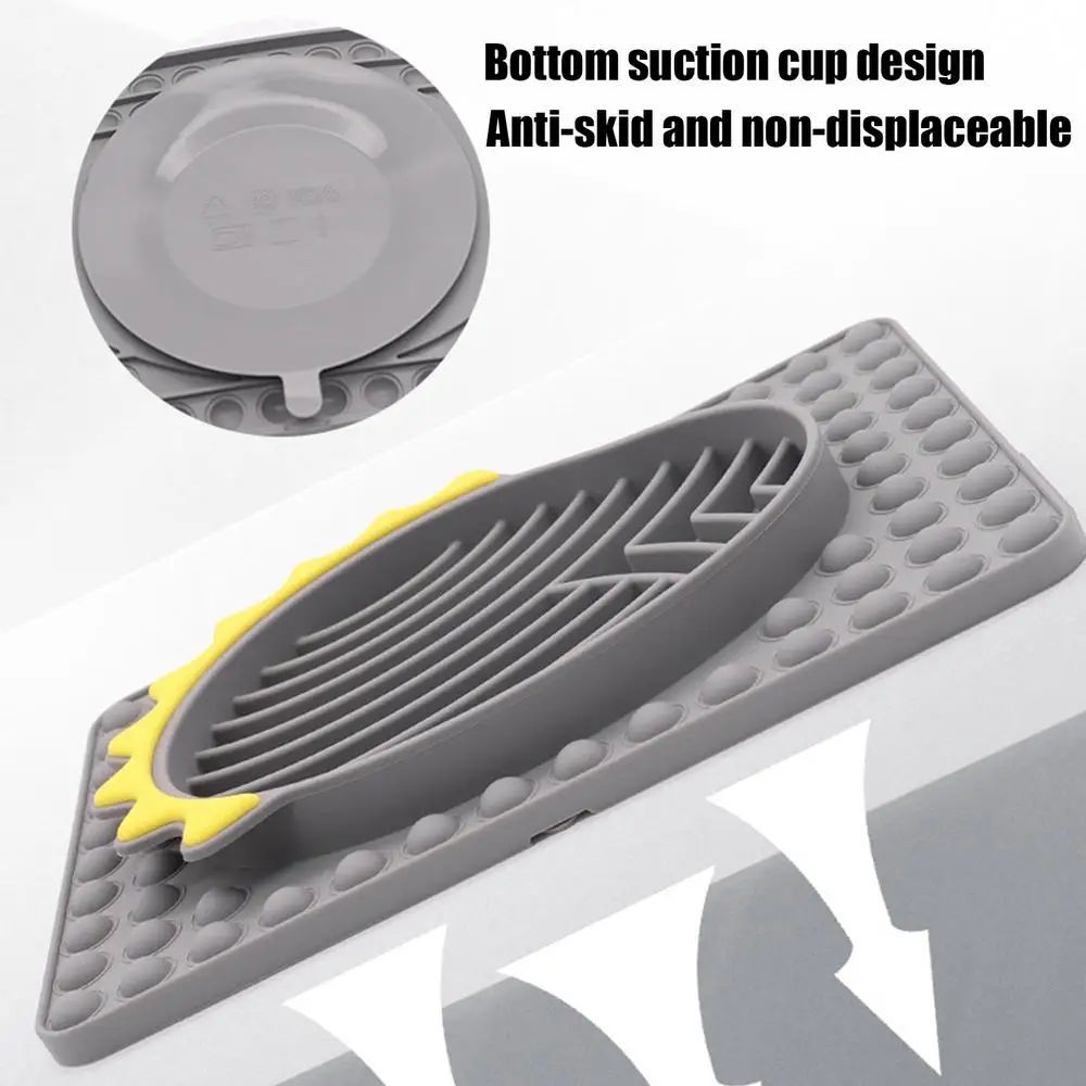 Slow Feeder Dog Bowls Stable Slow Feeder Licking Mat For Pets Slow Eating Smooth Texture Lick Pad For Pet Dog Puppy Cat Kitten Pets Fashion