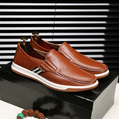 Genuine Leather Casual Men's Shoes - Fashion Brand LadyShow.Store