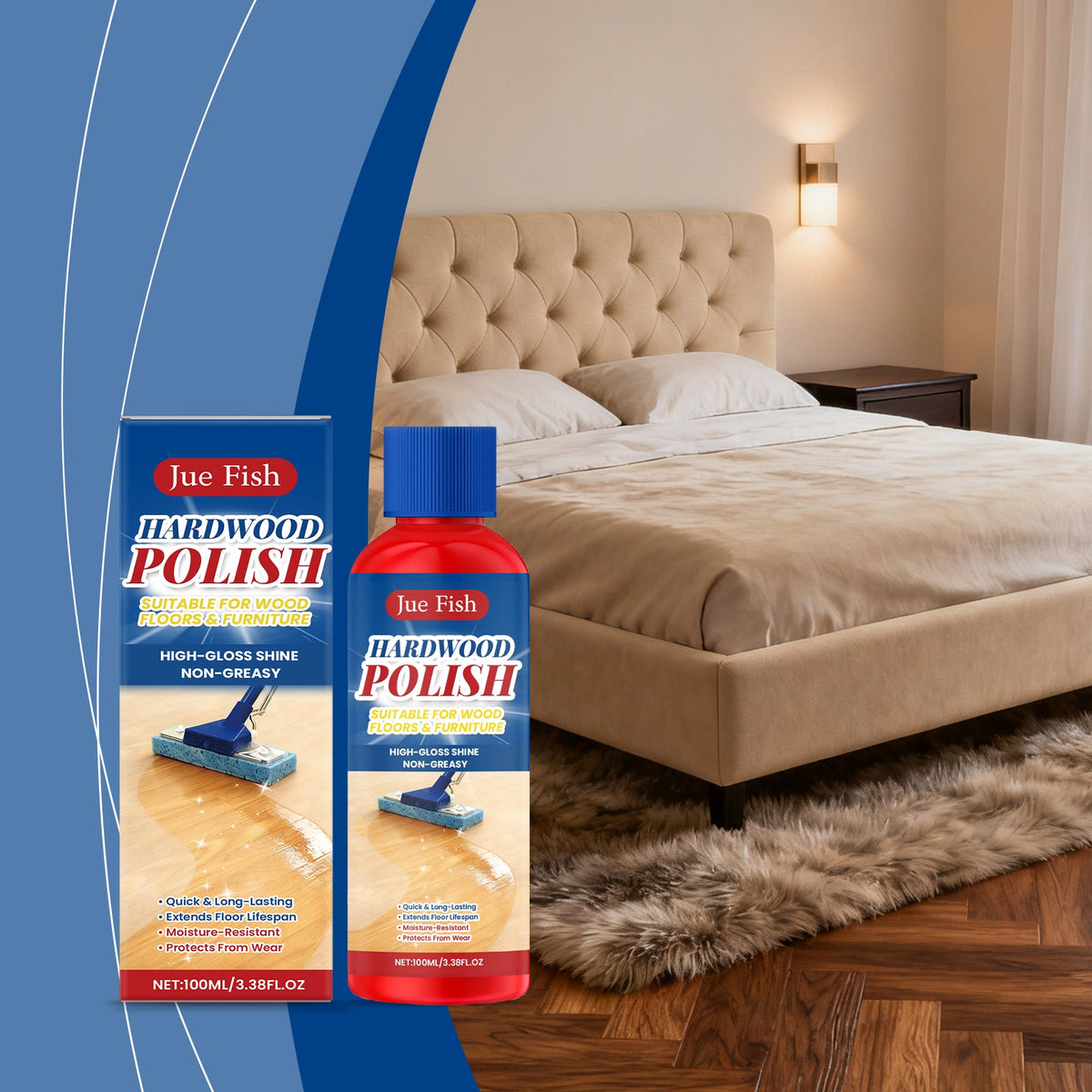 Wood Floor Polishing Agent 1 0 0ml-box Tri Light Beauty