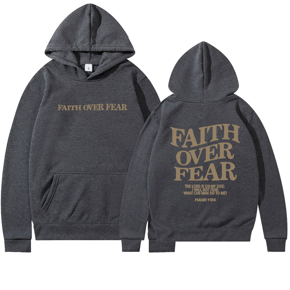 Faith Over Fear Hoodie LadyShow.Store