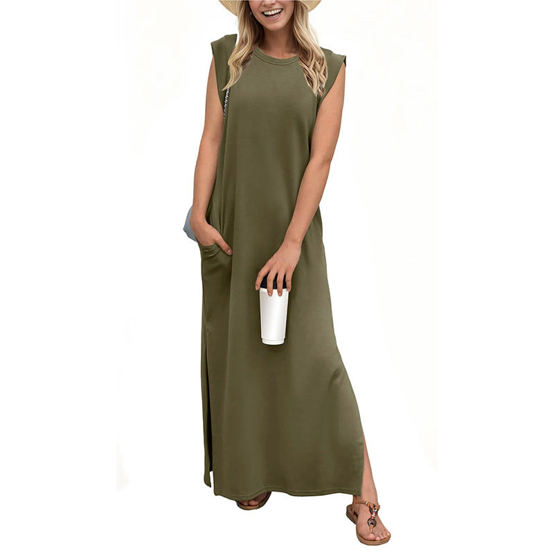 2026 Hot Selling Women's Summer Casual Loose Long Dress NorixaFashion.com