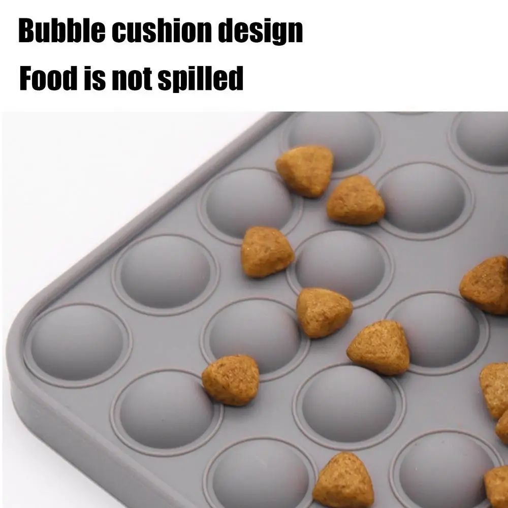 Slow Feeder Dog Bowls Stable Slow Feeder Licking Mat For Pets Slow Eating Smooth Texture Lick Pad For Pet Dog Puppy Cat Kitten Pets Fashion