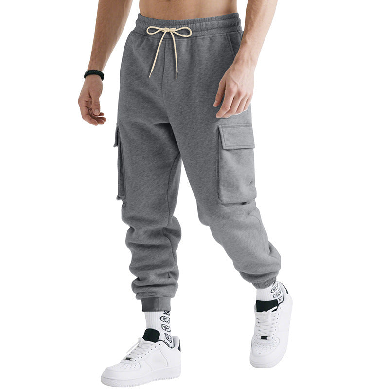Loose Leisure Sports Men's Multi-pocket Workwear Trousers NorixaFashion.com