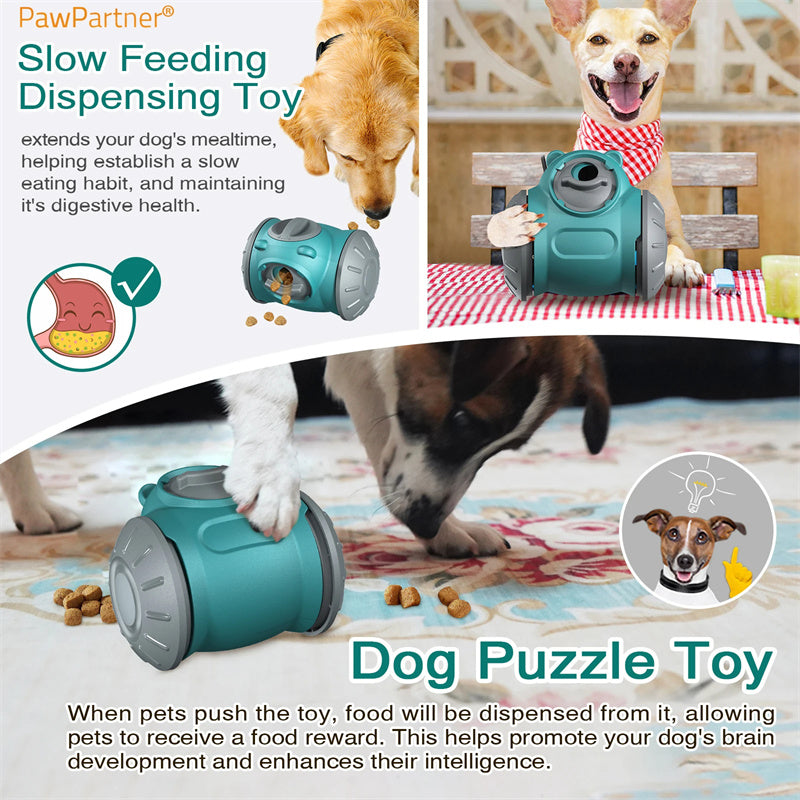 Dog Tumbler Toys Increases Pet IQ Interactive Slow Feeder For Small Medium Dogs Cat Training Balance Car Feeder Pet Toy Pet Products Pets Fashion