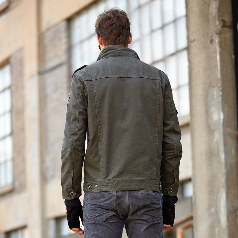 Fashionable Men's Casual Jacket for Warmth and Style Pi-Mart