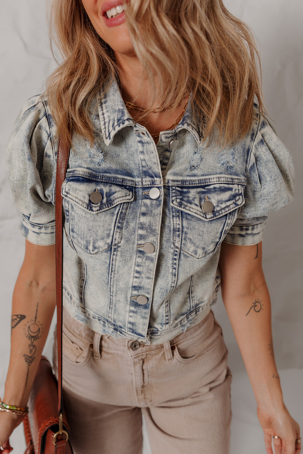 Eleanor Chest Puff Sleeve Jacket LuxuryLifeWay Online Store