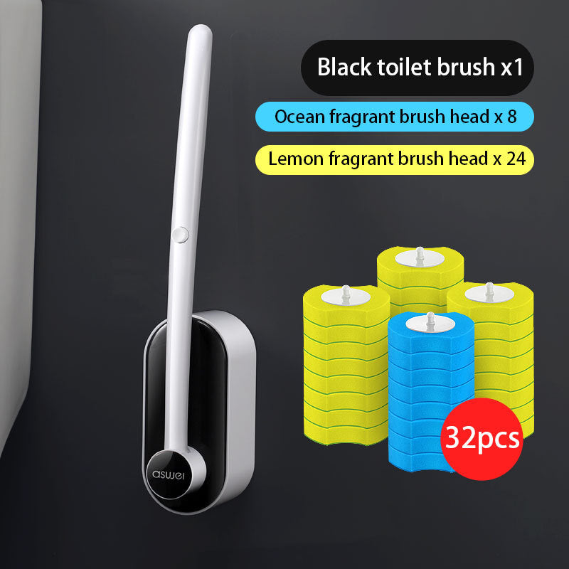 Disposable No Dead Angle Toilet Cleaning Brush LadyShow.Store