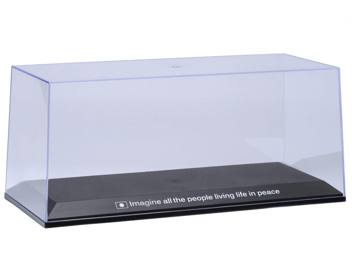 Collectible Display Show Case with Black Plastic Base and Gold "LBWK" Logo for 1/18-1/24 Scale Model Cars by Autoart LuxuryLifeWay Online Store