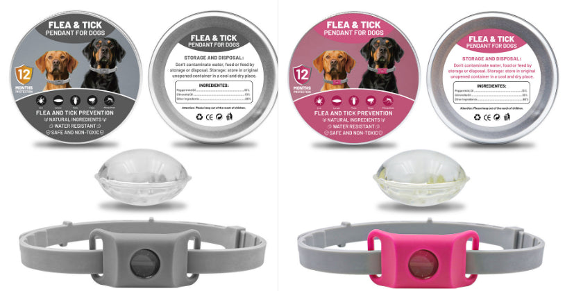 Pet Insect Repellent Button Collar Capsule Suit Pets Fashion