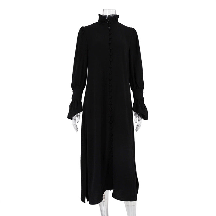 Casual Slit Long Dress Women NorixaFashion.com