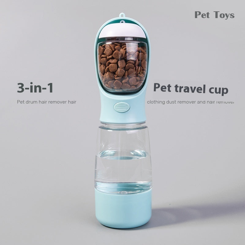 Water And Food Integrated Dog Walking Portable Cat Drinking Water Portable Cup Pets Fashion