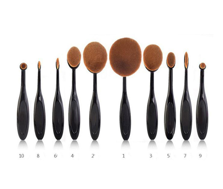 Toothbrush-Shaped Makeup Brush Set LadyShow.Store