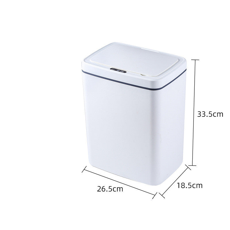 A New Generation Of Smart Induction Household Kick Mute Lid Trash Can