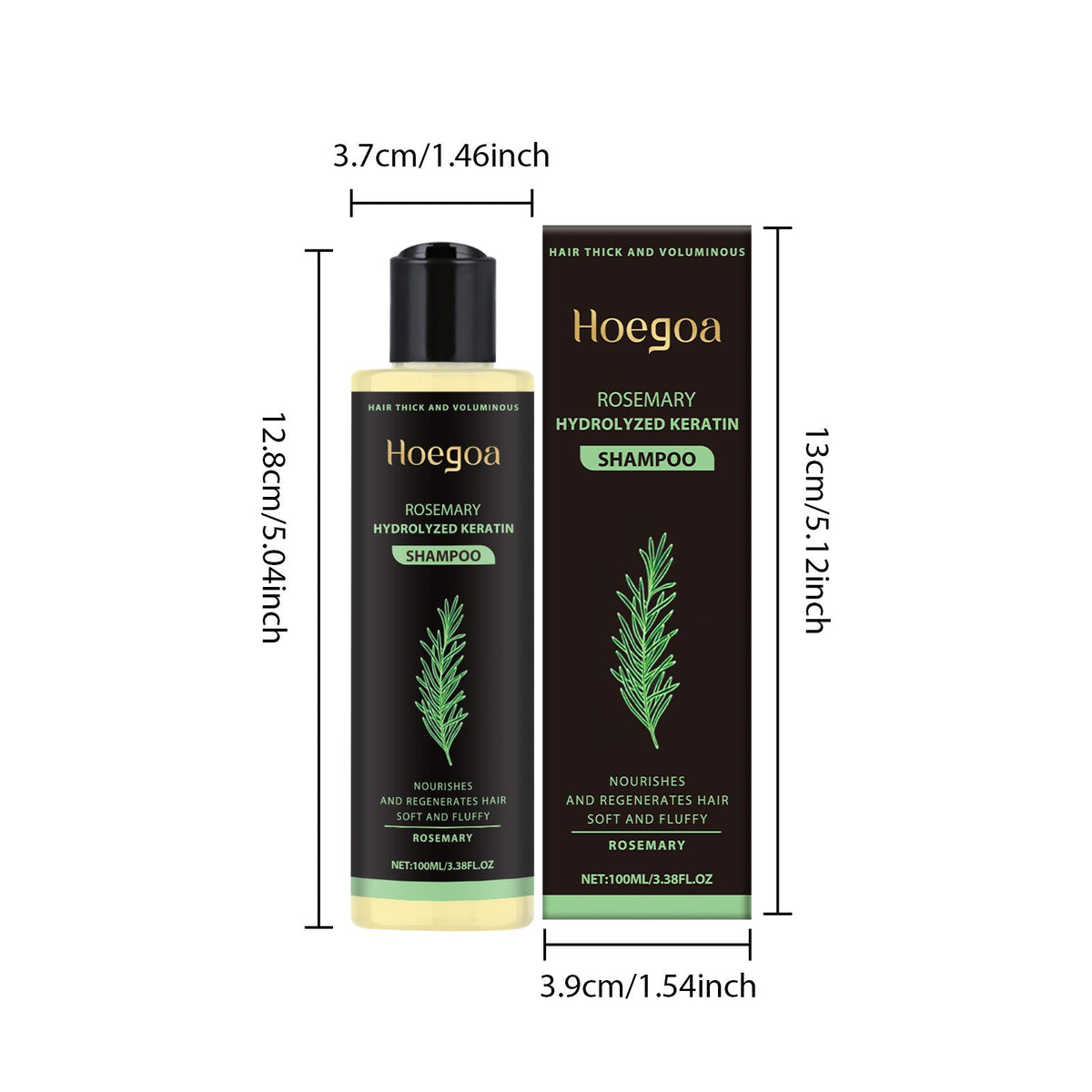 Rosemary Thickening Shampoo 1 00ml Box Tri Light Beauty