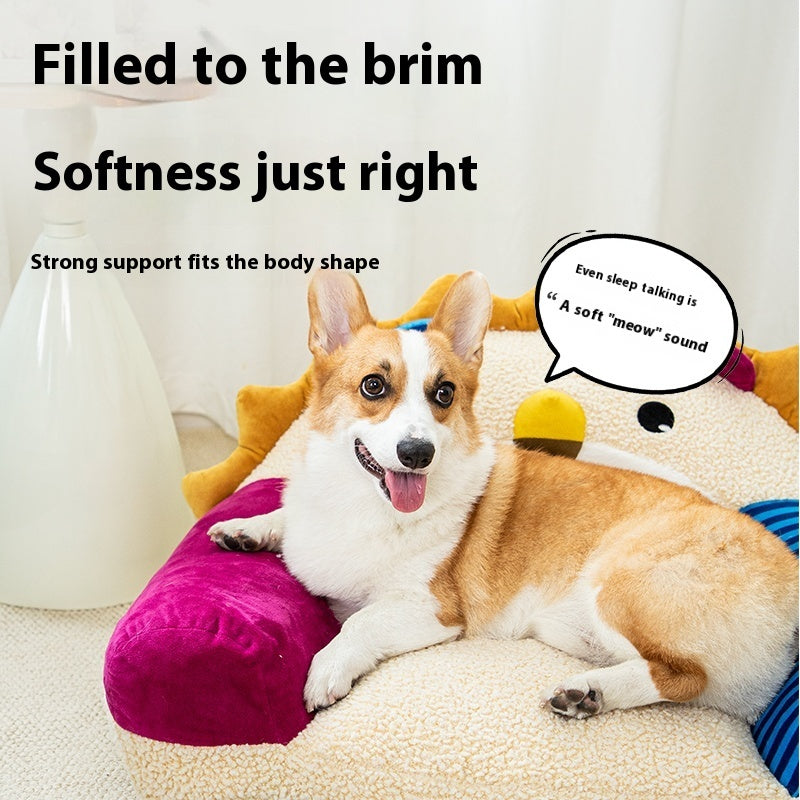Small And Medium-sized Dogs In Pet Kennels Can Use Removable And Washable Bedding Pads Pets Fashion