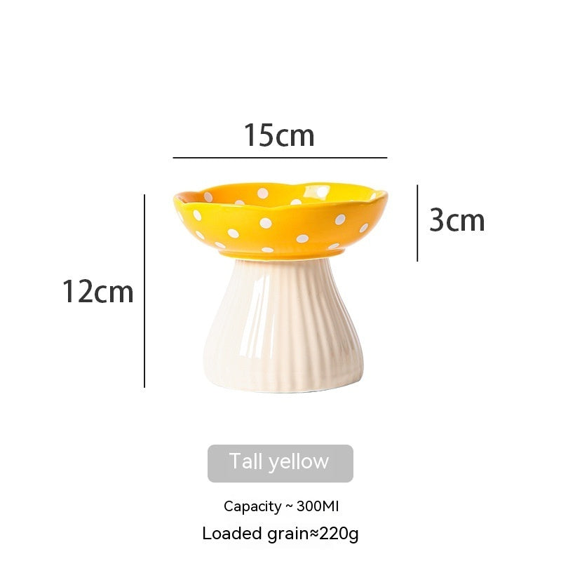 High Foot Protection Anti Roll Pet Products Cat Bowls Pets Fashion