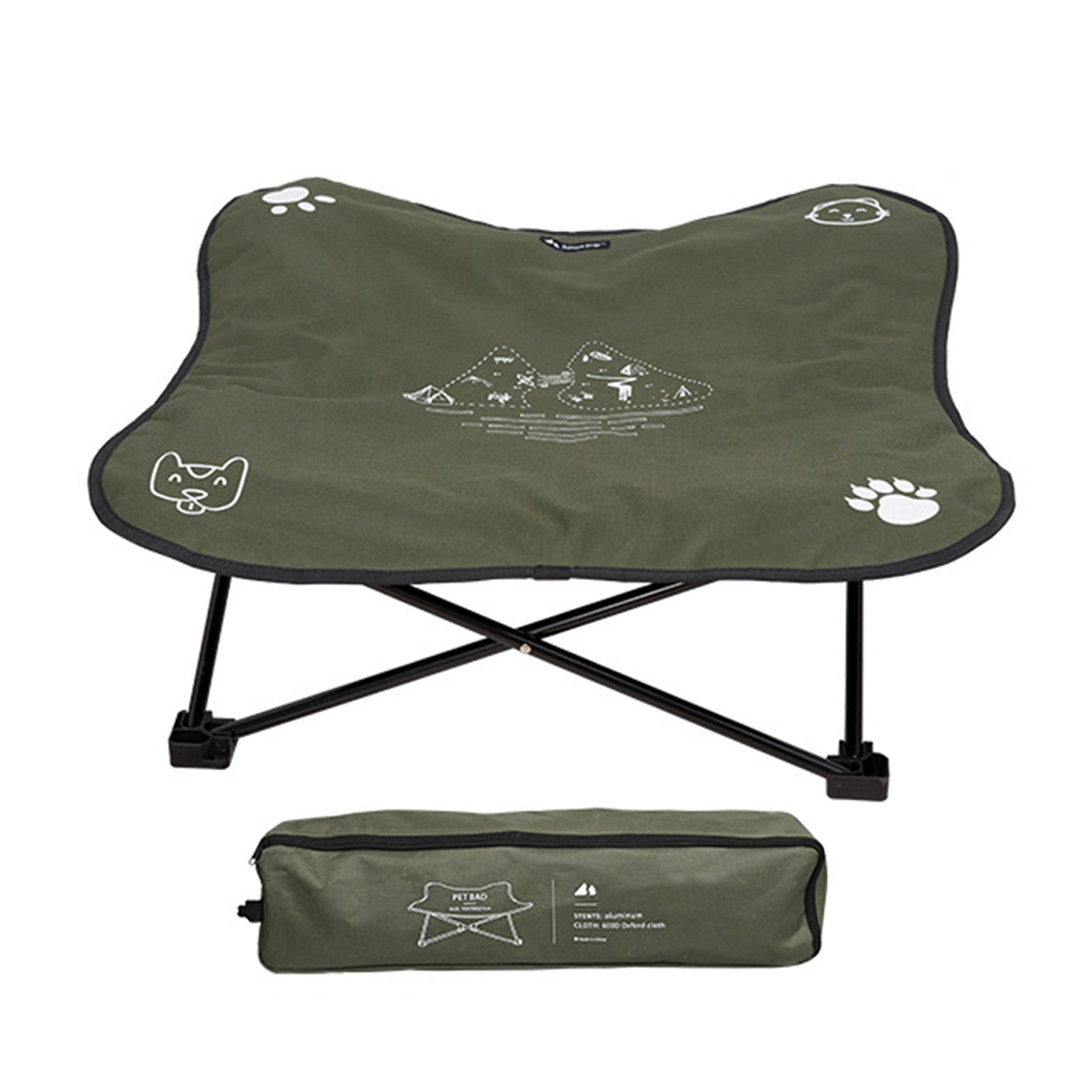 Outdoor detachable and washable pet folding bed Pets Fashion