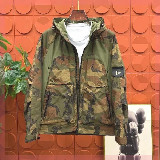 MCC HOMME Stylish 3D Printed Hooded Jacket for Men Pi-Mart