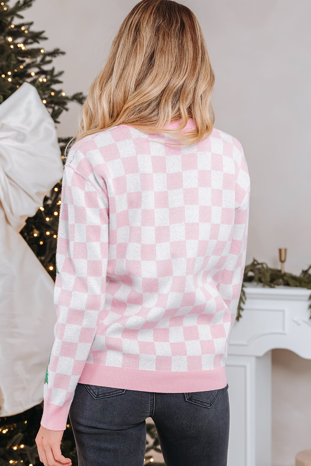 Ella Tree Pattern Cardigan Sweater LuxuryLifeWay Online Store