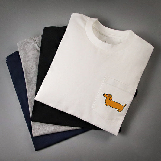 Dachshund pocket T-shirt