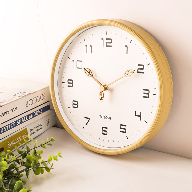 Modern Minimalist Silent Wall-mounted Creative Clock PearlNestDecor.com