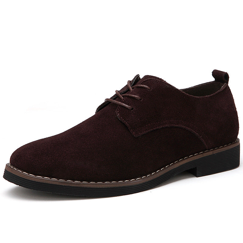 Low to help shallow mouth rubber low heel men's casual shoes Best YouTube Store