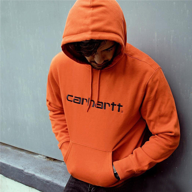 Embroidered Hooded Sweatshirt