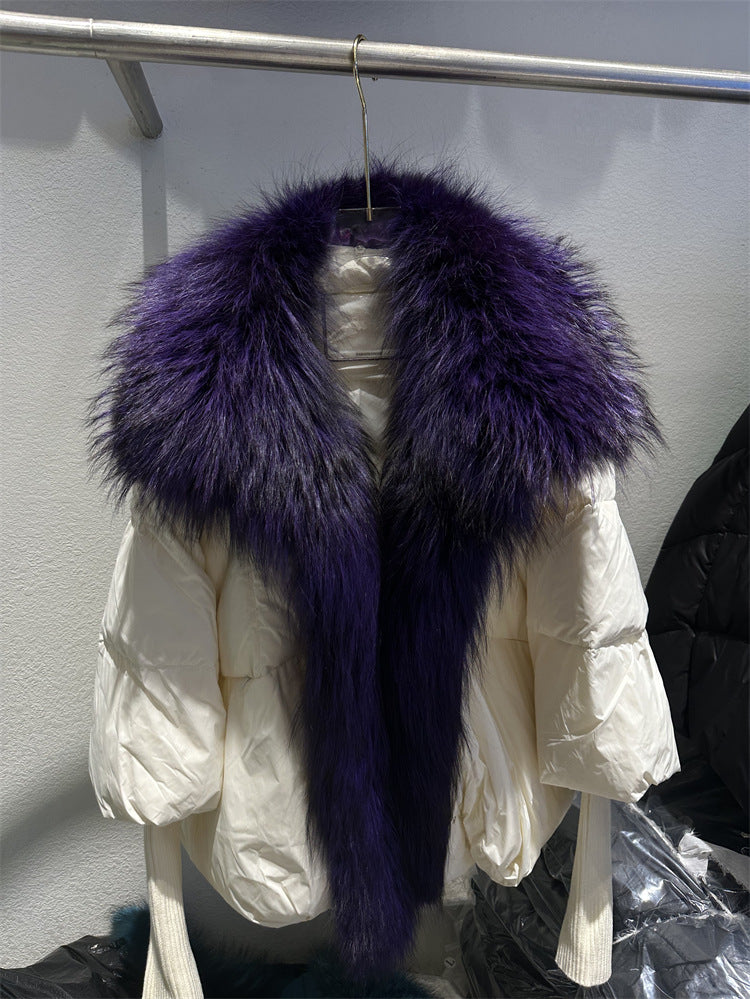 White Duck Down Jacket Niche Design Women's Clothing Best YouTube Store