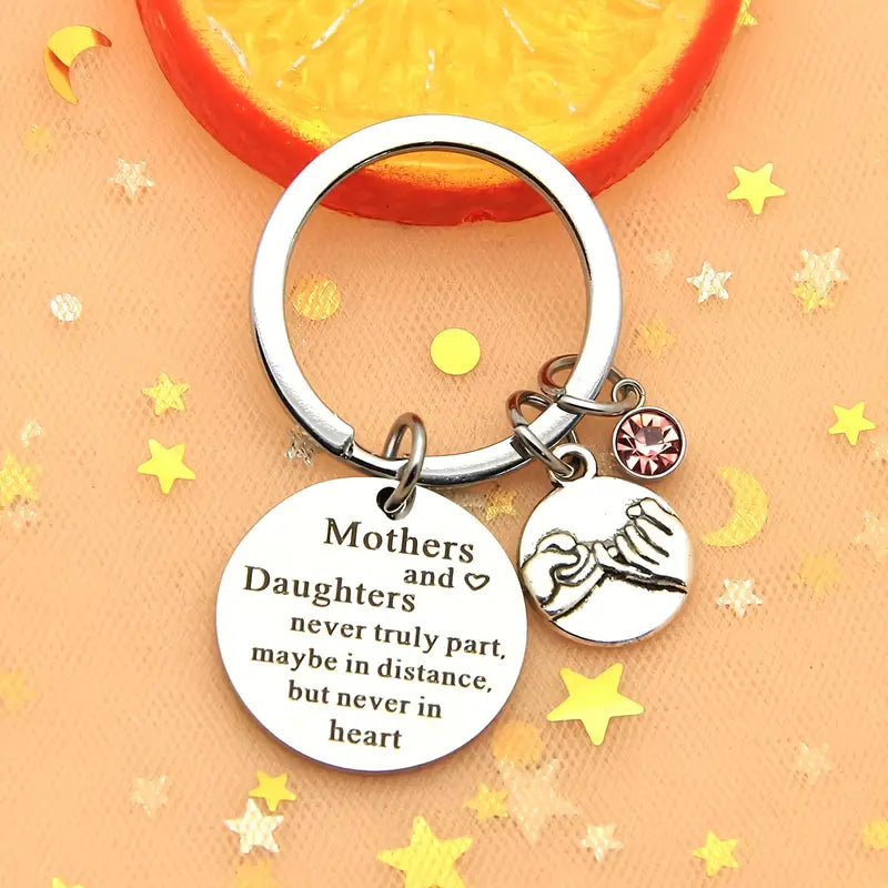 Stainless Steel Keyring Gift for Mother and Daughter LadyShow.Store