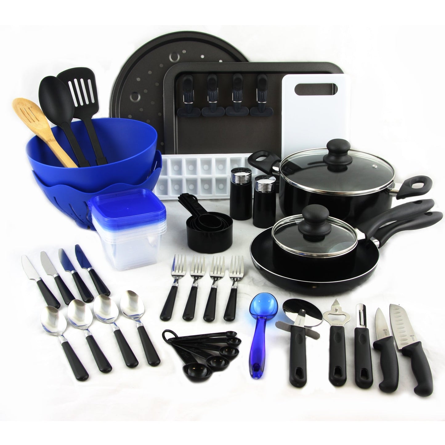 Gibson Total Kitchen 59 Piece Combo Set LuxuryLifeWay Online Store