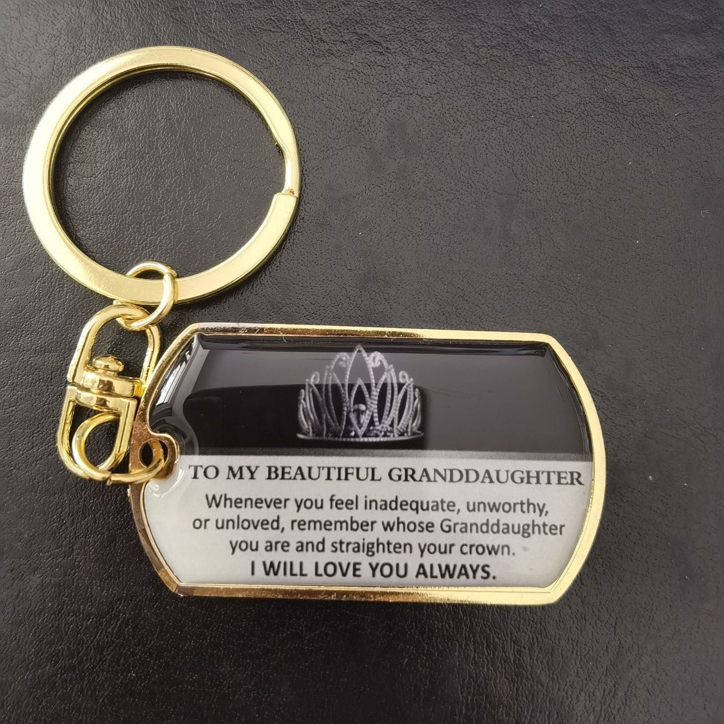 To My Badass Metal Keychains LadyShow.Store