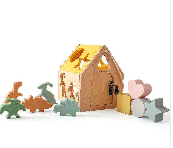 Montessori Wooden 5-in-1 Educational Toy LuxuryLifeWay Online Store